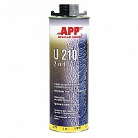 Антигравий U210 "2в1" черный 1л APP