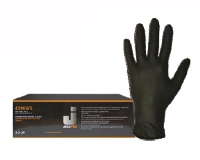 Перчатки нитриловые L JETA  NATRIX (черные) (50шт)
