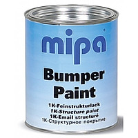 Краска структурная для бампера Черная MIPA 1л