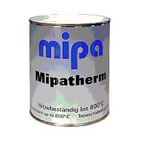 Краска термостойкая 800С Серебристая MIPA 750мл