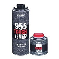 Покрытие защитное сверхпрочное 955 черное 0,6л+0,2л отв TOUGH LINER BODY