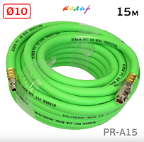Шланг PR-А15 воздушный резиновый армир.ПВХ,10*17мм,PVC,15м Колир