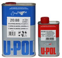 Лак акриловый 4+1 HS (S2088/1) U-POL 1л+0,25л отв.