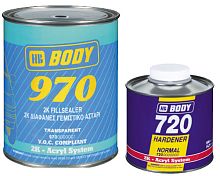 Грунт 2к 970 мокрый по мокрому 1л+отв 0,5л BODY