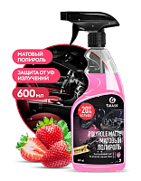 Полироль-очиститель пластика Polyrole Matte клубника матовый блеск 600мл триггер