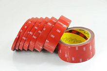 Скотч двухсторонний 15ммх5м 3M (8шт в коробке)