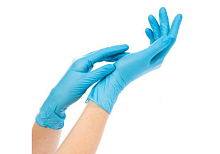 Перчатки Нитриловые голубые NitriMAX L (100 шт)